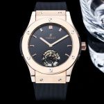 Hublot Rose gold steel case diameter 42mm Watch hublot laferrari replica